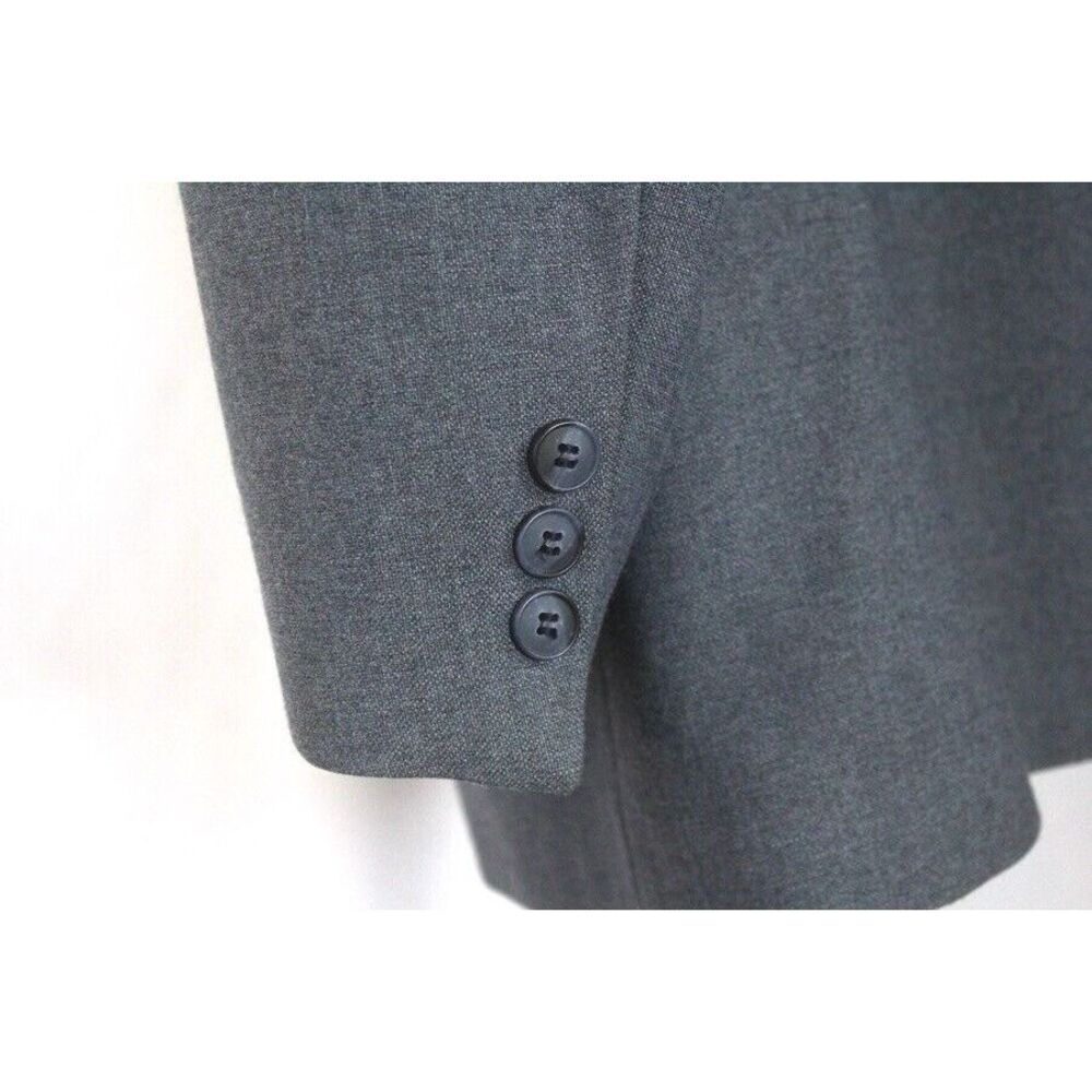 mens gray Vintage 80s Levis 2pc Pant Action Suit knit business‎ retro usa 42 L - Picture 4 of 13